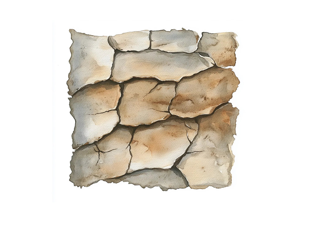 Cracked Stone Texture Clipart Bundle
