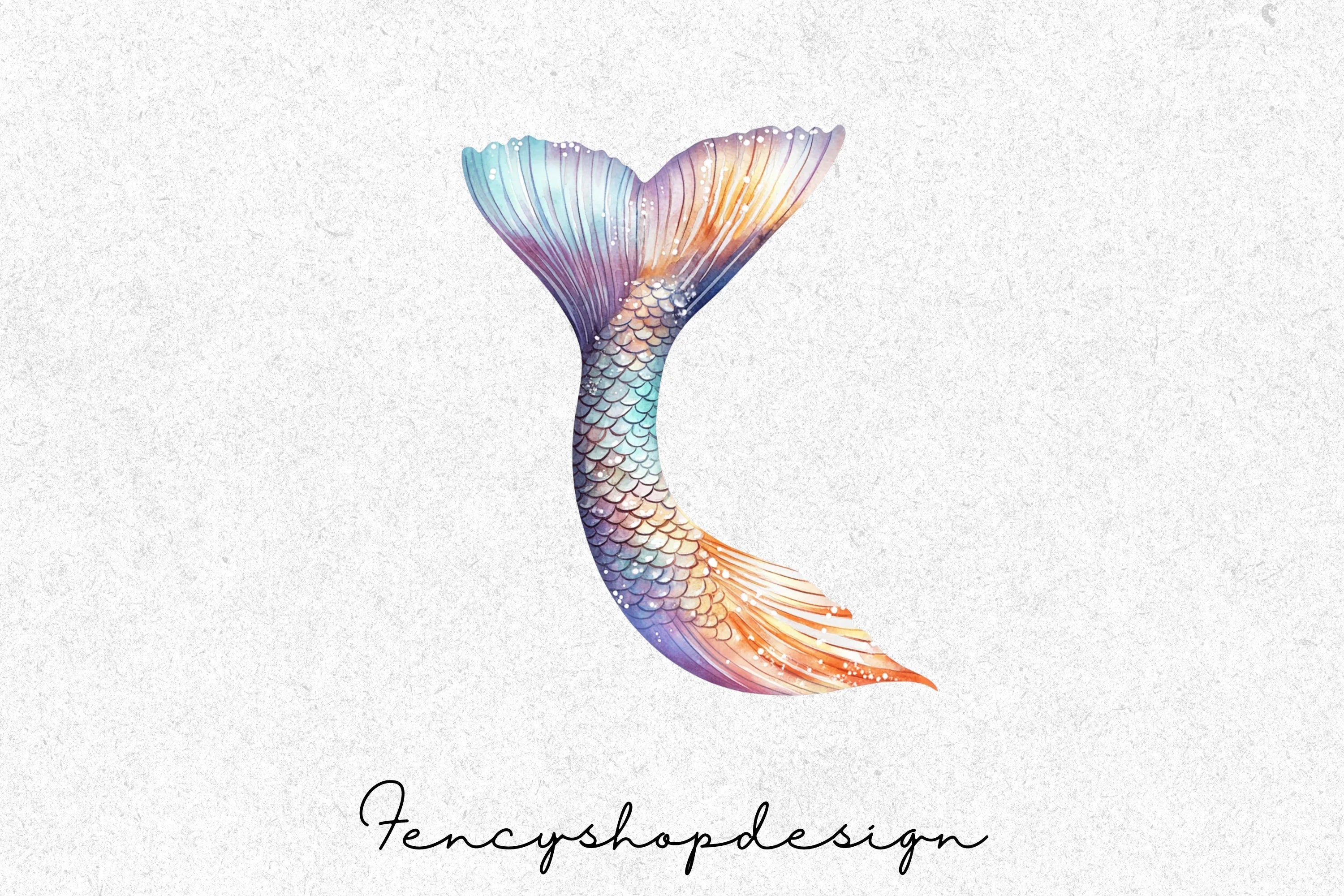 Enchanting Mermaid Tails Clipart Bundle