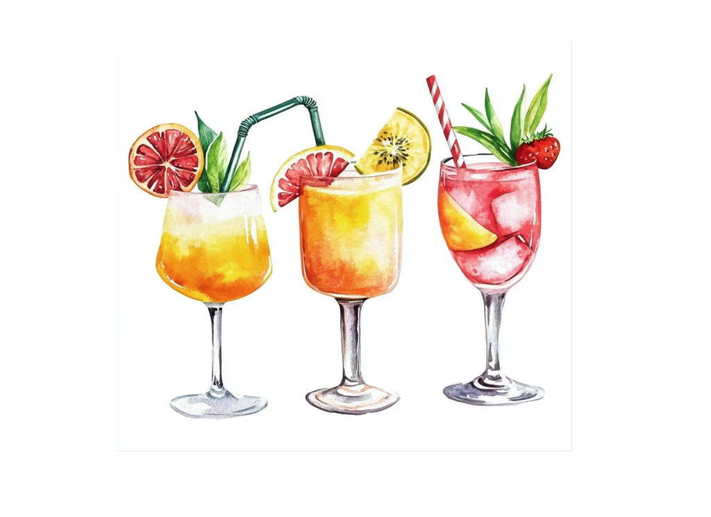Summer Cocktail Clipart Bundle