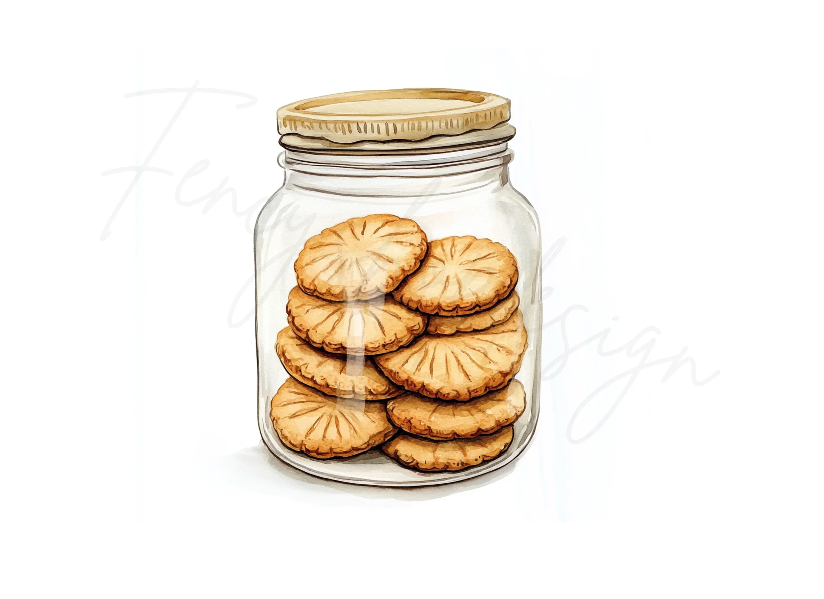 Cookies in Jars Clipart Bundle