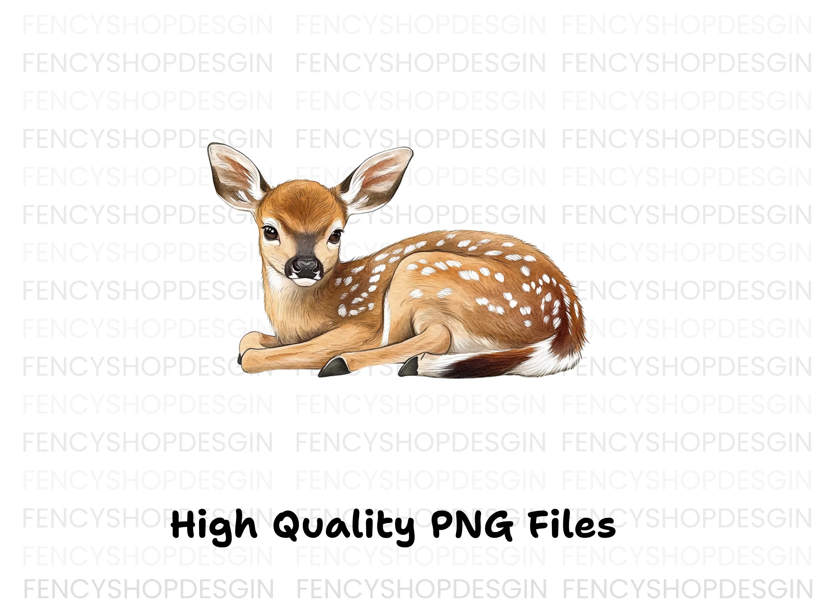 Adorable Fawn Clipart Bundle