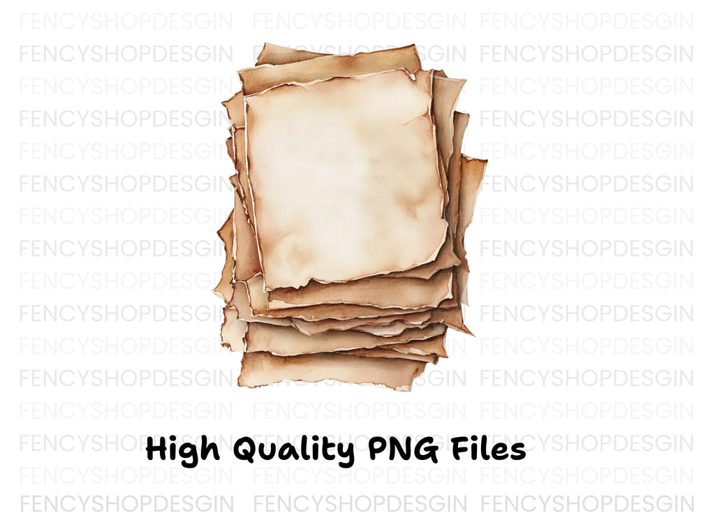 Rustic Stacked Clipart Bundle