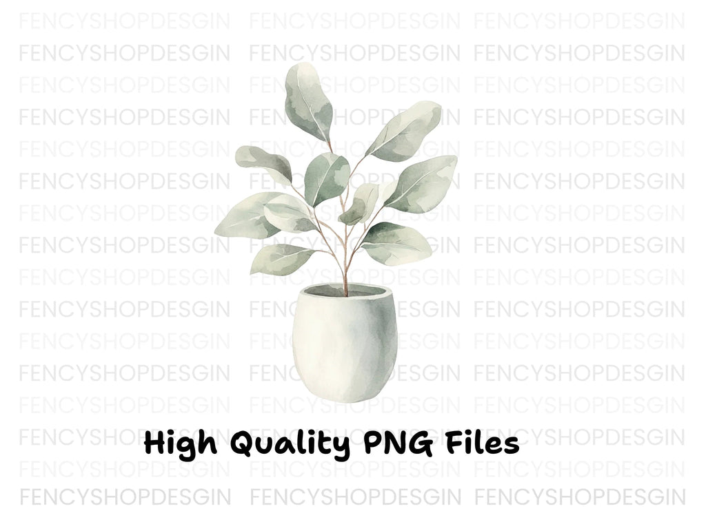 Potted Plant Clipart Bundle