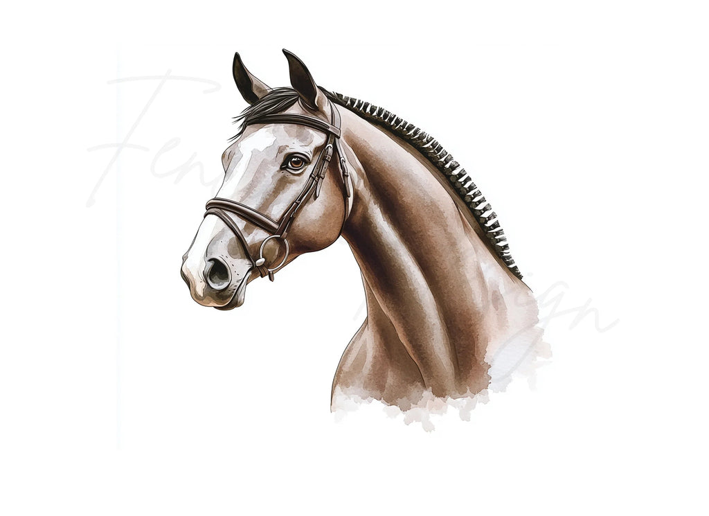 Beautiful Horse Head Clipart Bundle