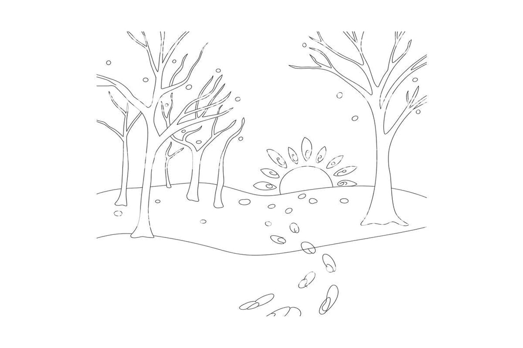 Enchanting Winter Scenes Planner Coloring Books