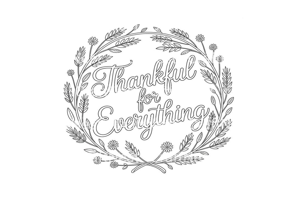 Thanksgiving Wreath Coloring Books