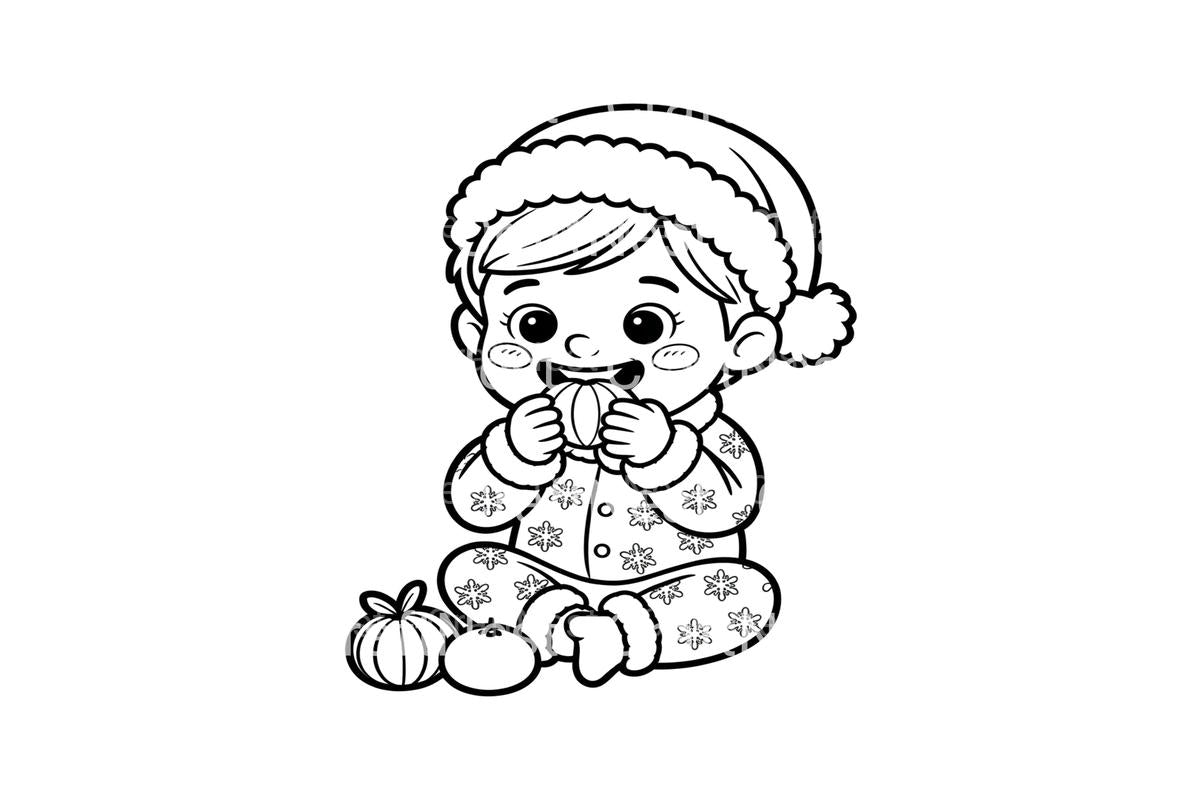 Baby's First Christmas Coloring Books