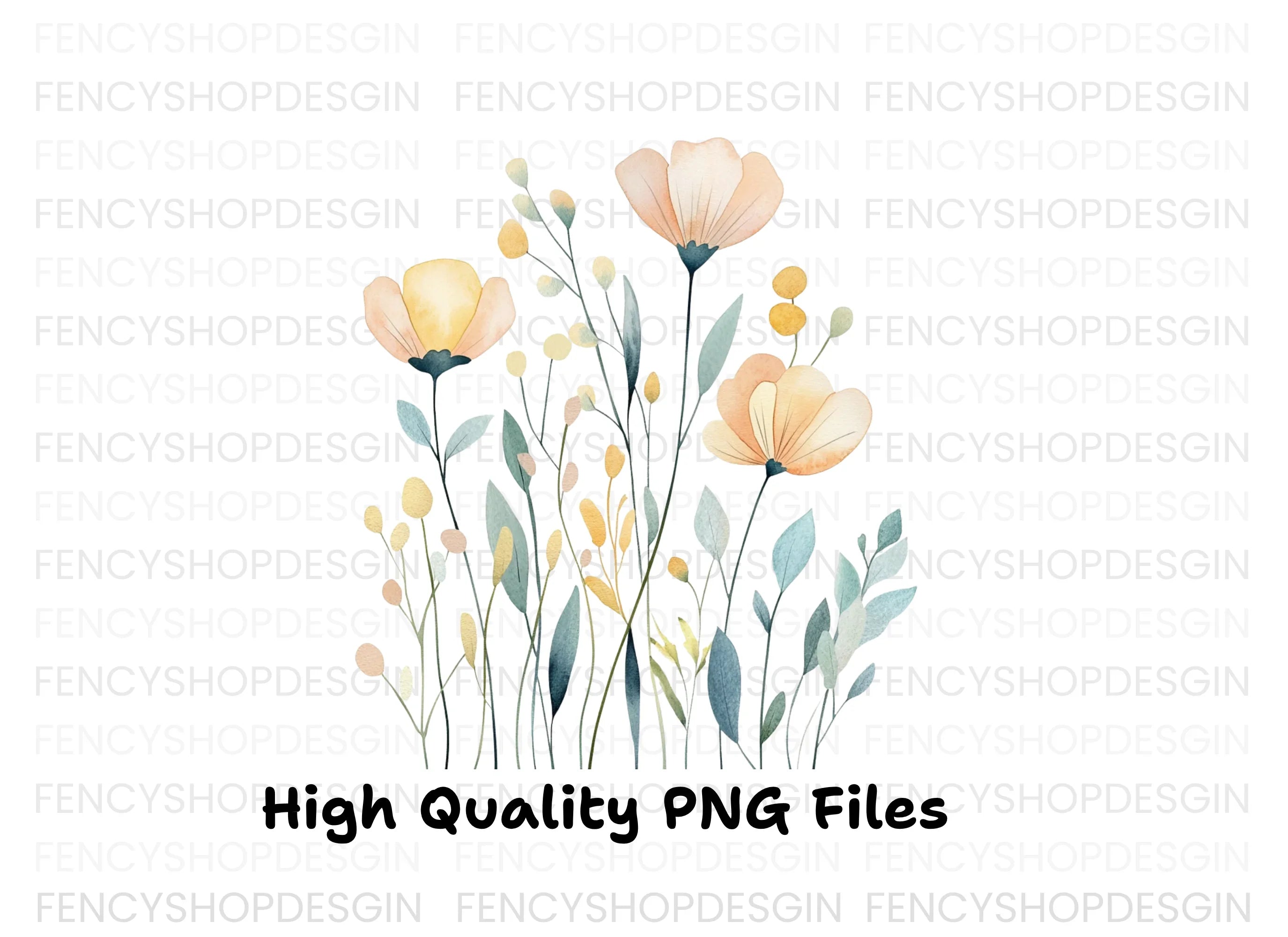 Wildflower Clipart Bundle