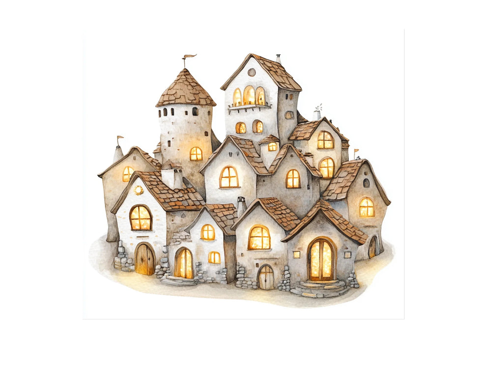 Enchanted Village Clipart Bundle