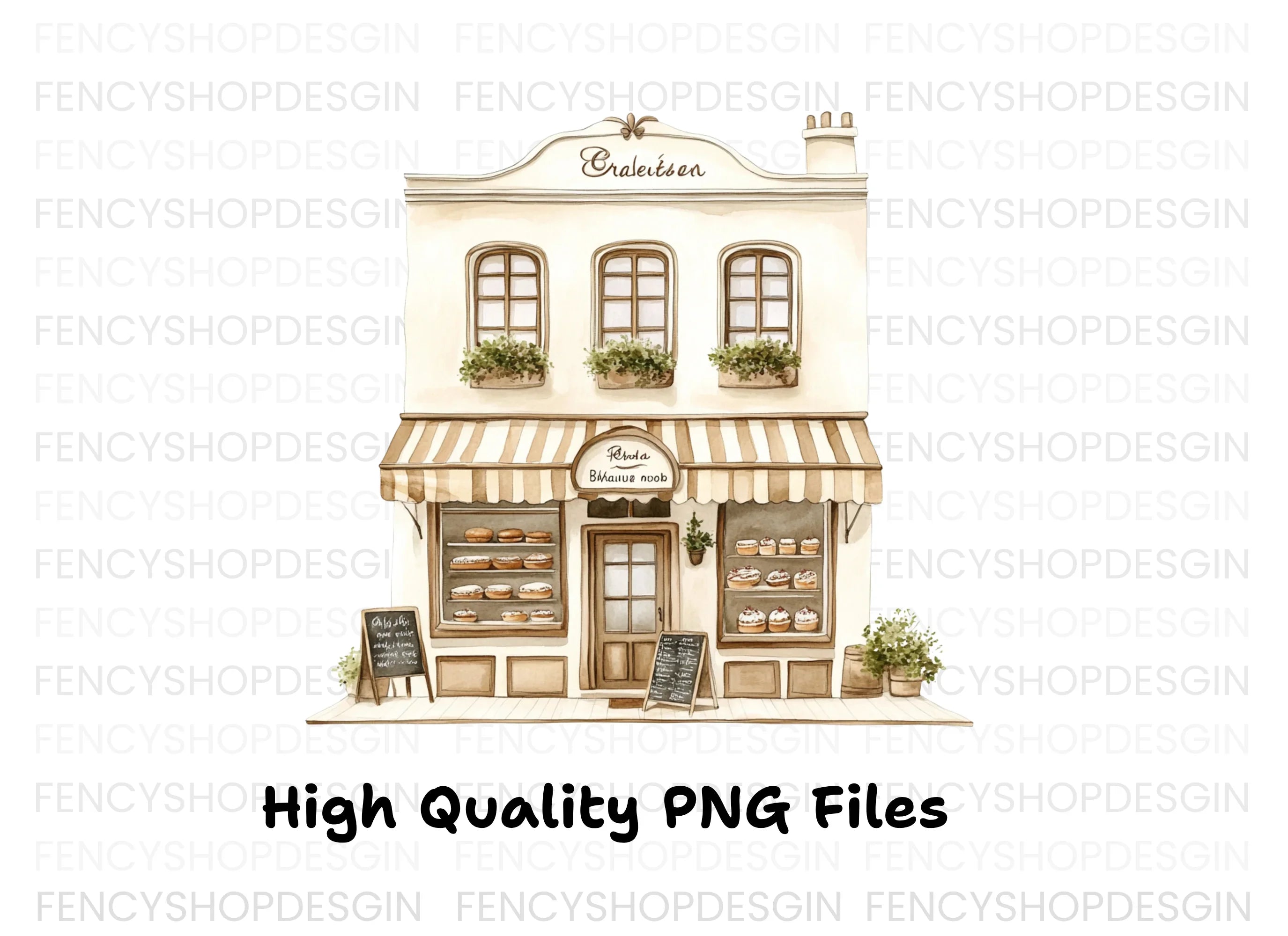Vintage French Patisserie Clipart Bundle