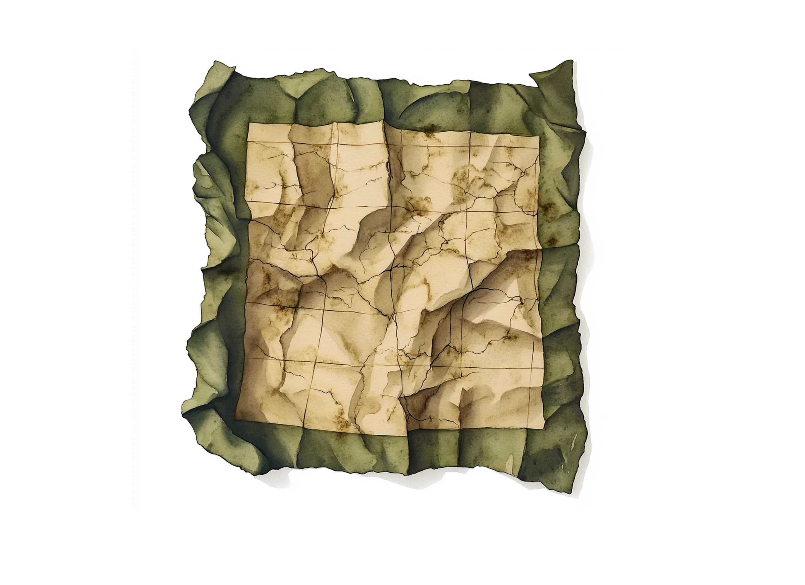 Vintage Treasure Map Clipart Bundle