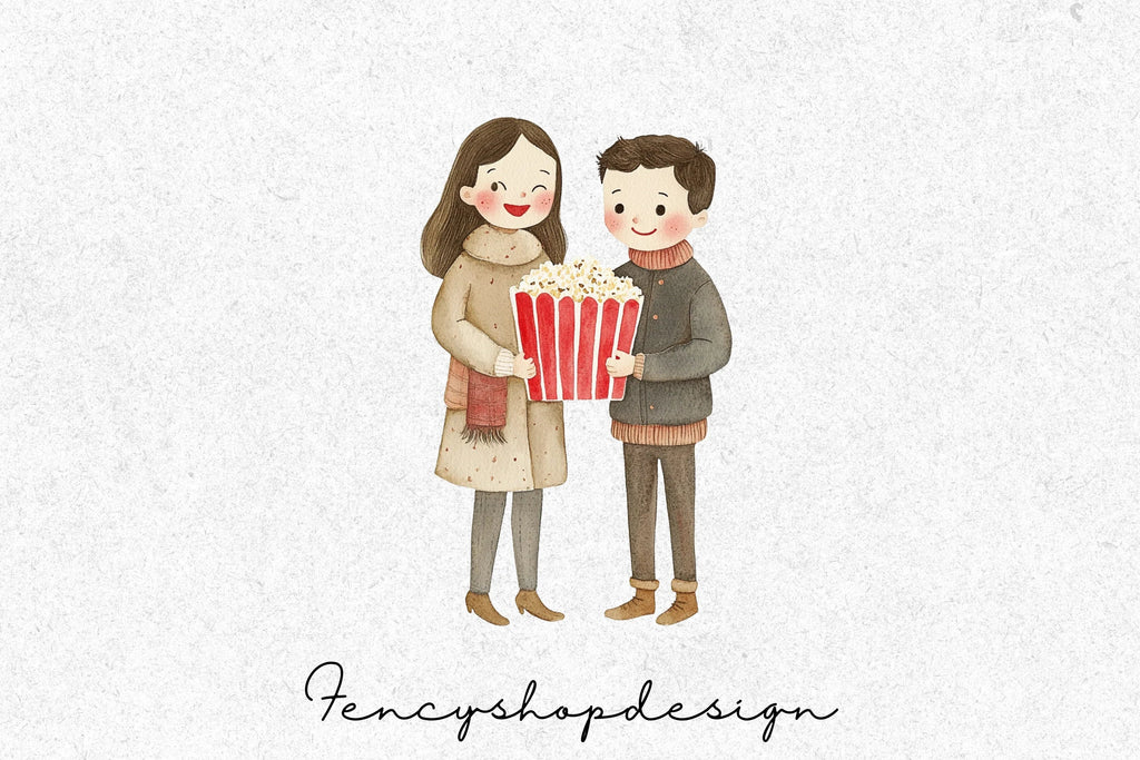 Romantic Couple Clipart Bundle