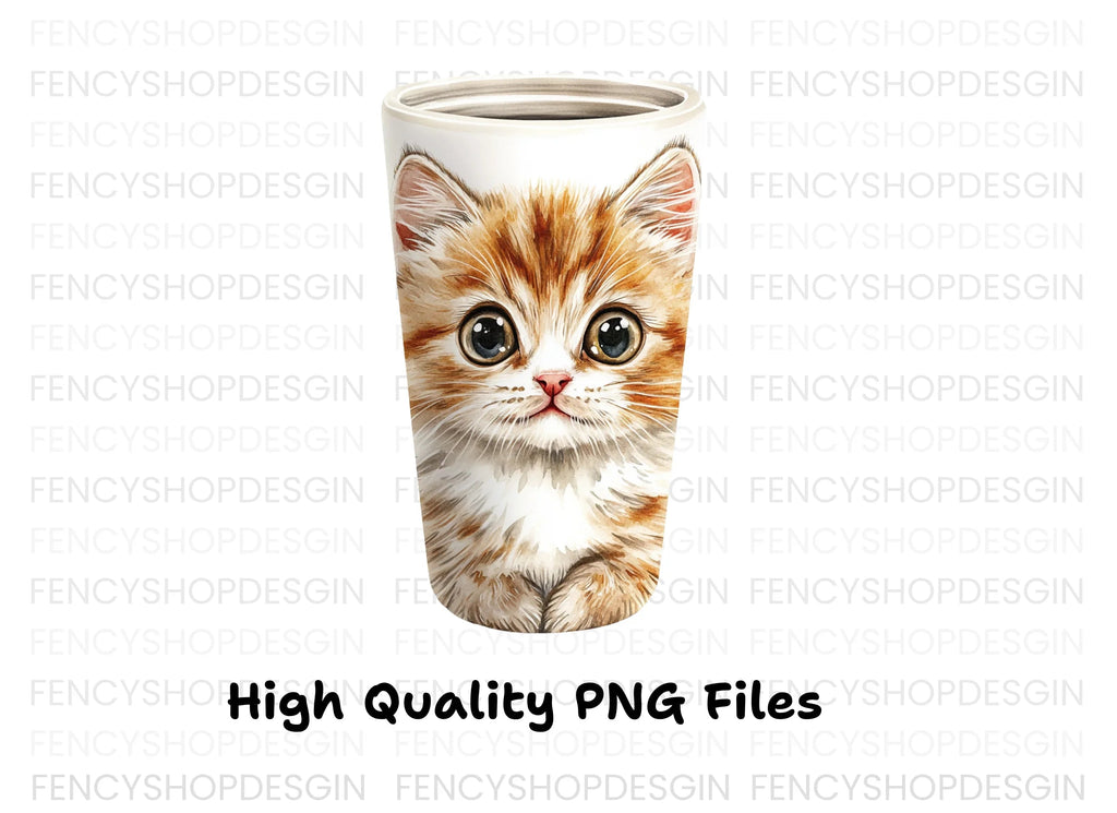 Adorable Fluffy Kitten Clipart Bundle