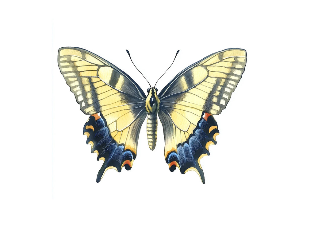 Elegant Swallowtail Butterfly Clipart Bundle