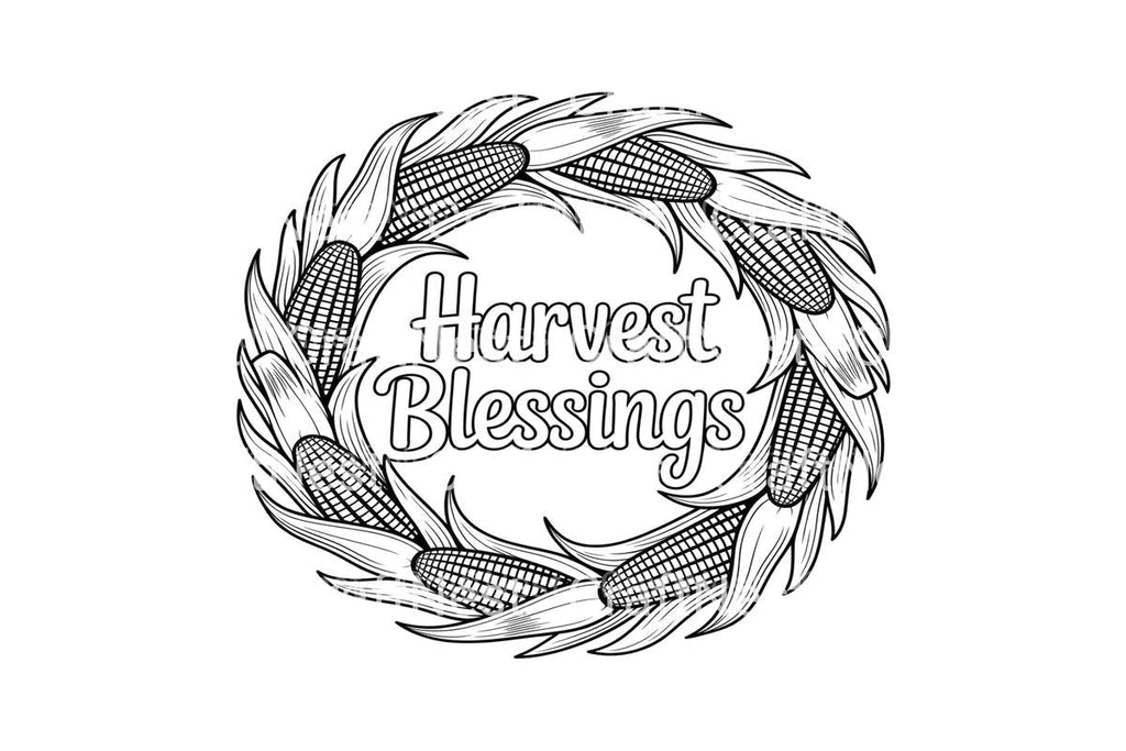 Autumn Joy Wreath Coloring Books