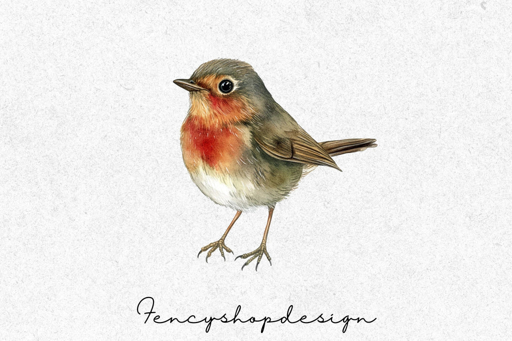 Robin Bird Clipart Bundle