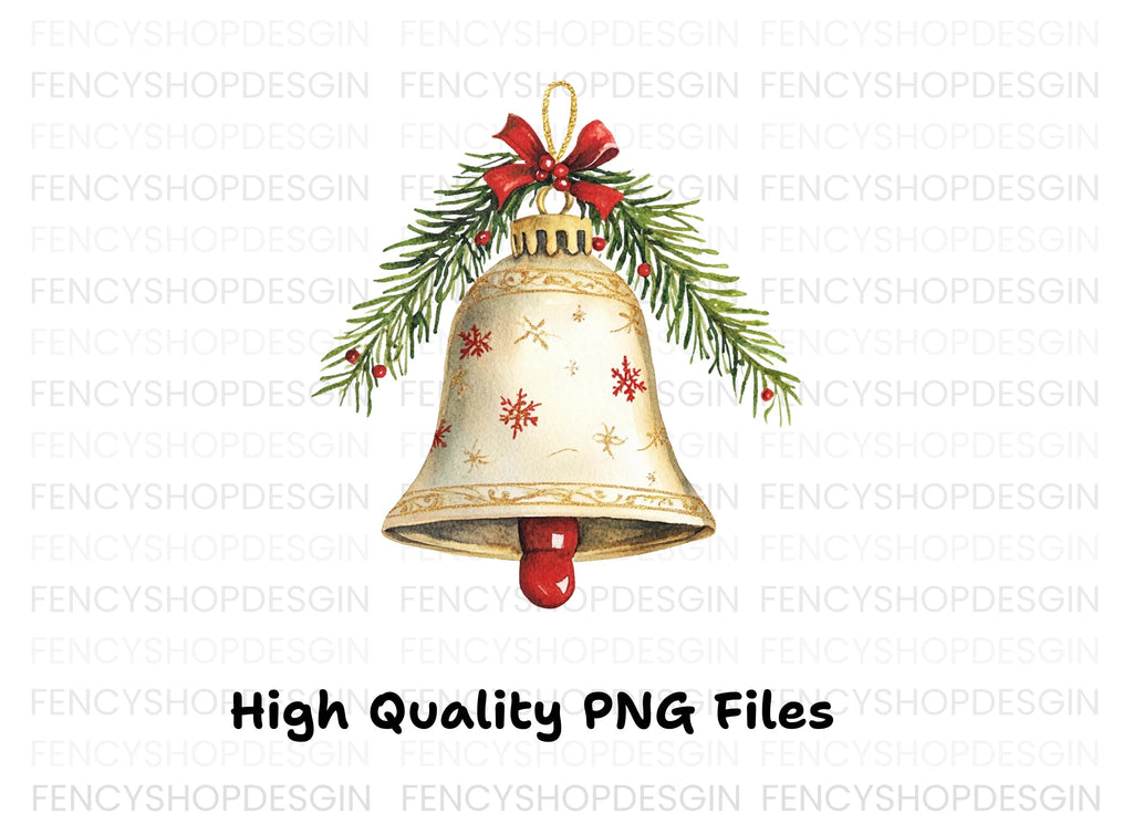 Christmas Bells Clipart Bundle