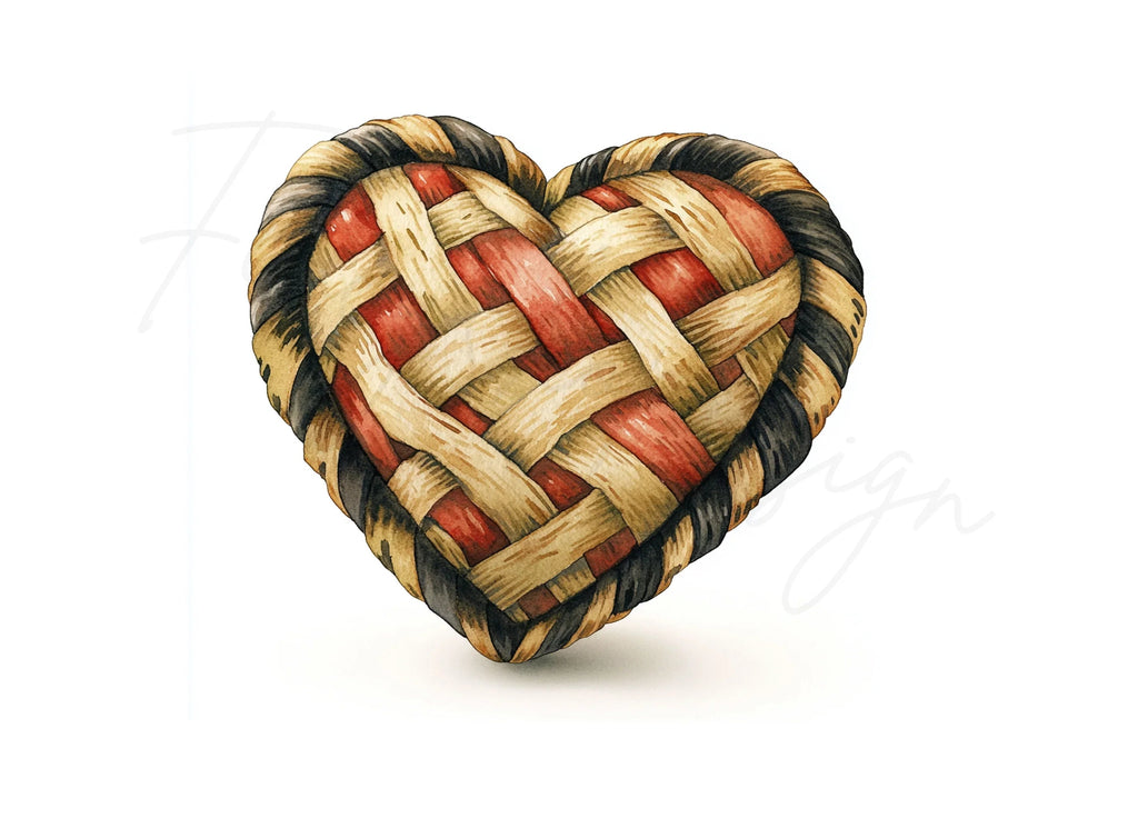 Woven Hearts Clipart Bundle