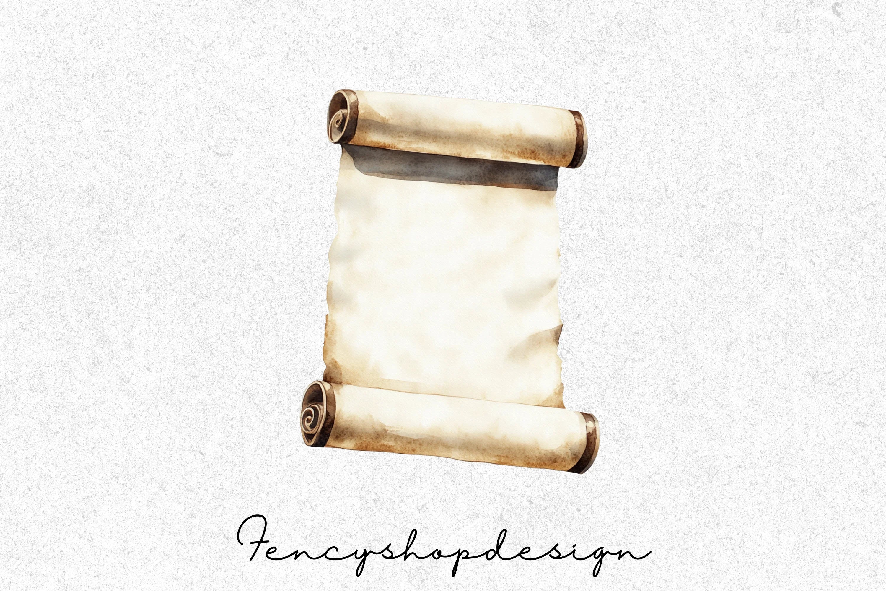 Vintage Scrolls Clipart Bundle