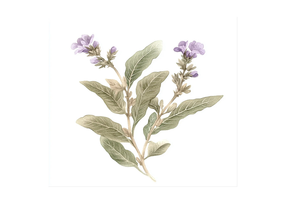 Purple Leaves and Floral Clipart Bundle
