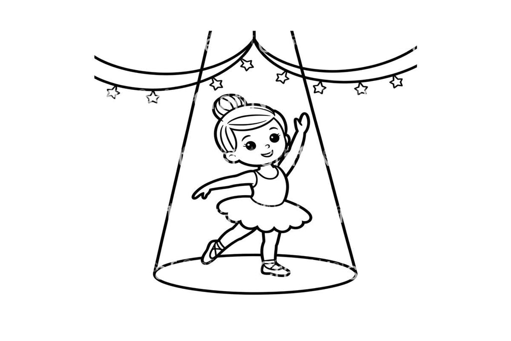Graceful Ballerinas Coloring Books