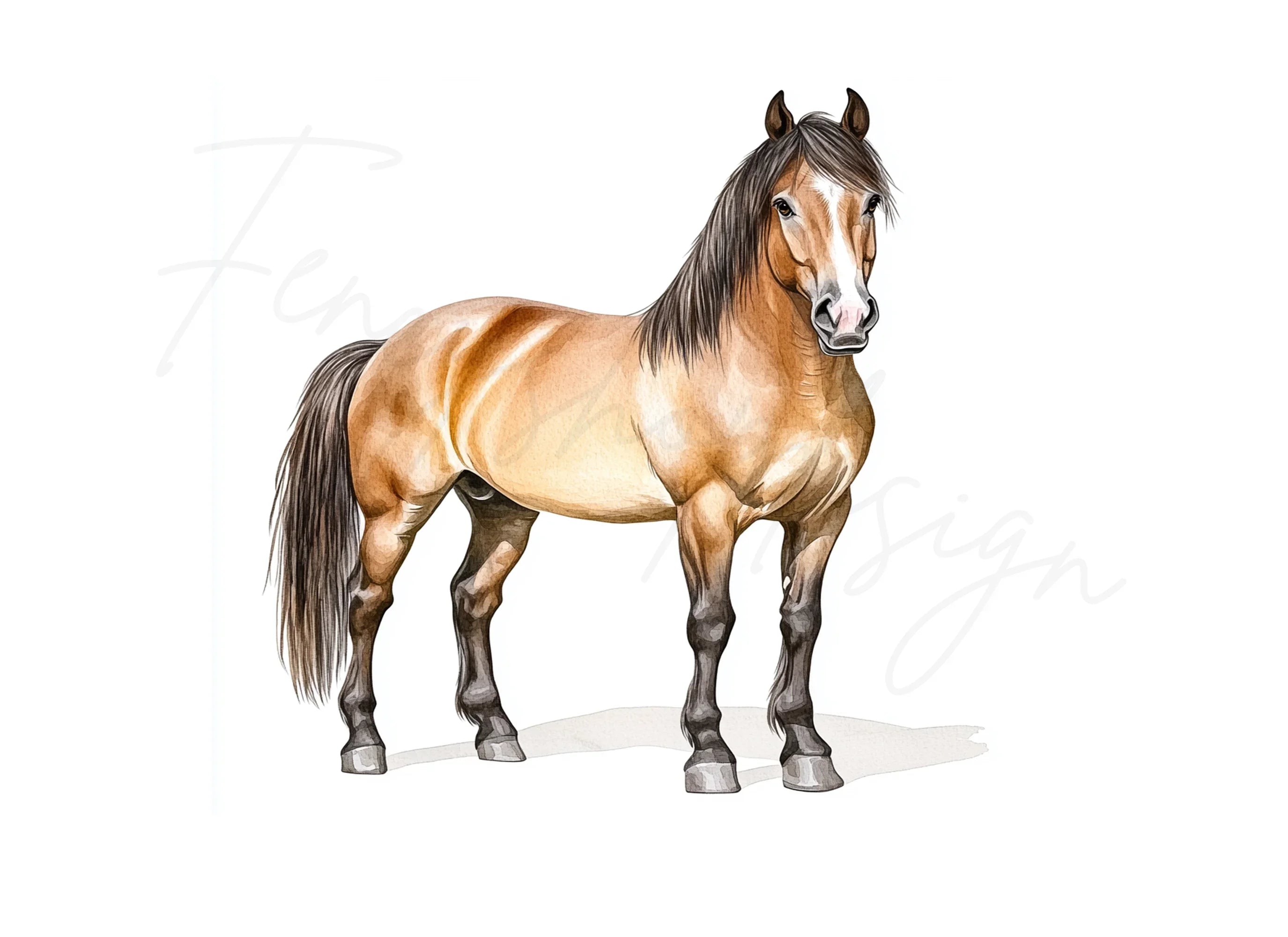 Majestic Horse Breeds Clipart Bundle