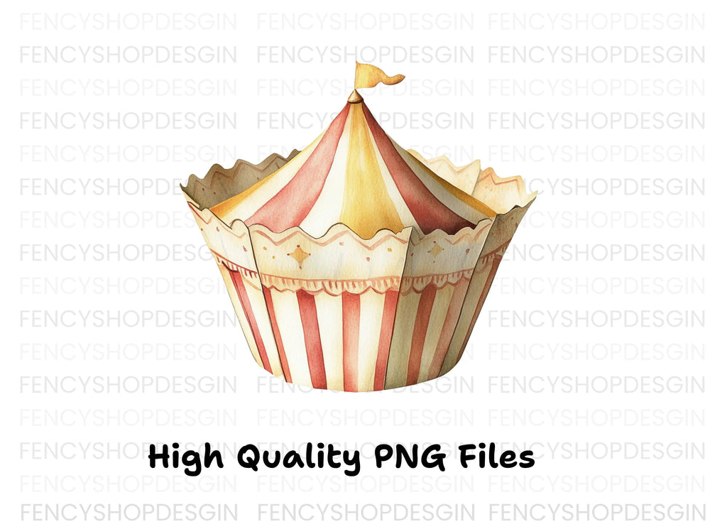 Circus Tent Clipart Bundle