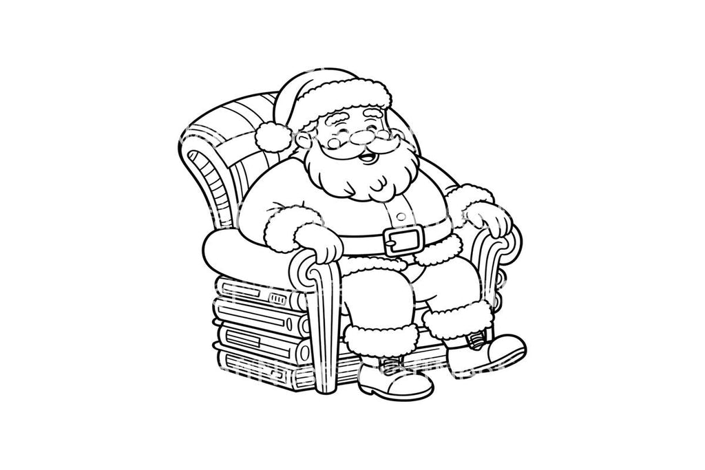 Santa Clausfor Kids Coloring Books