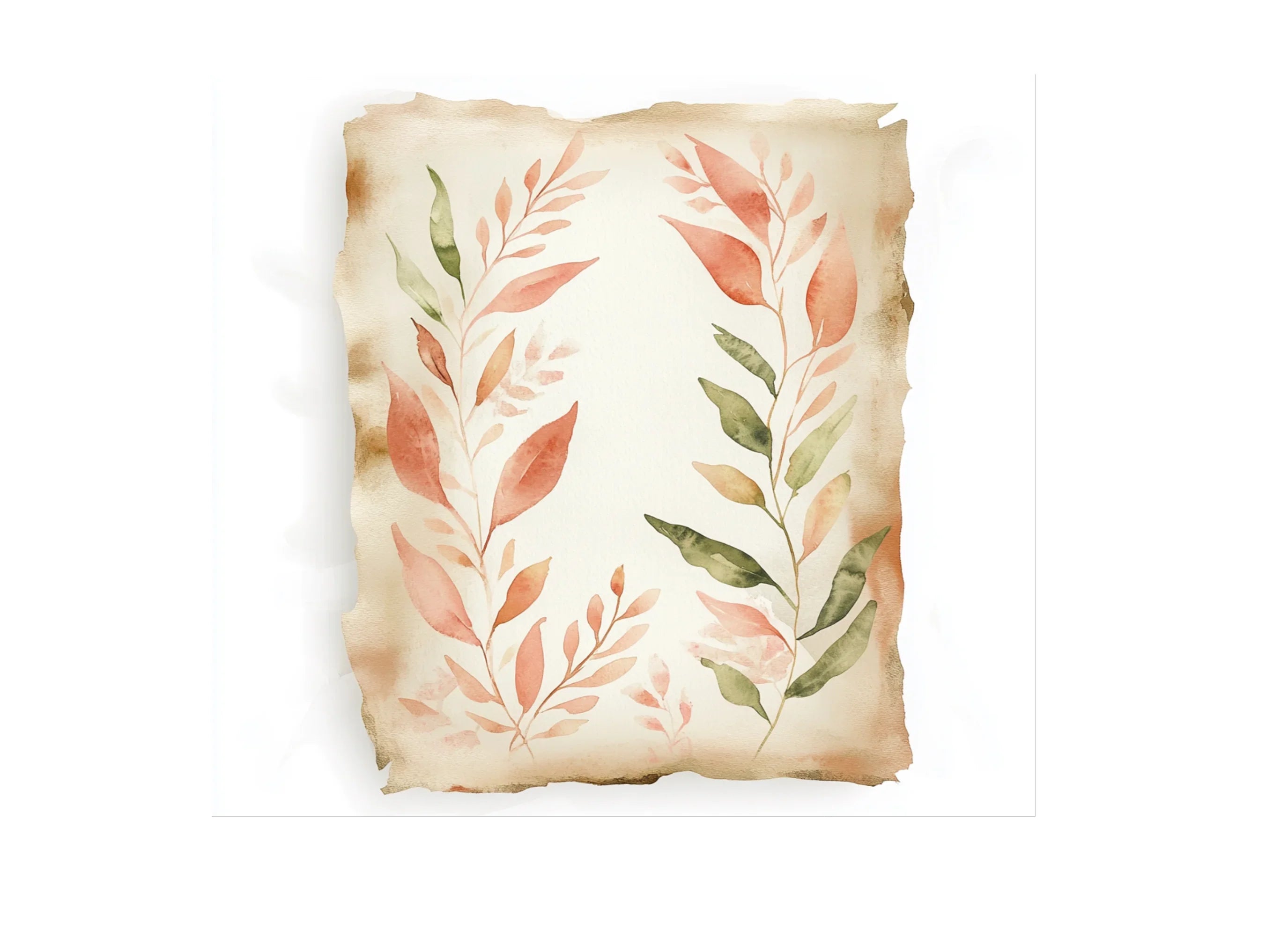 Autumn Leaves Clipart Bundle