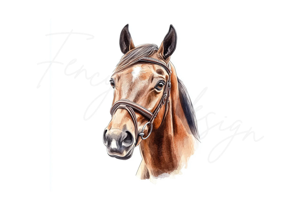Horse Head Clipart Bundle