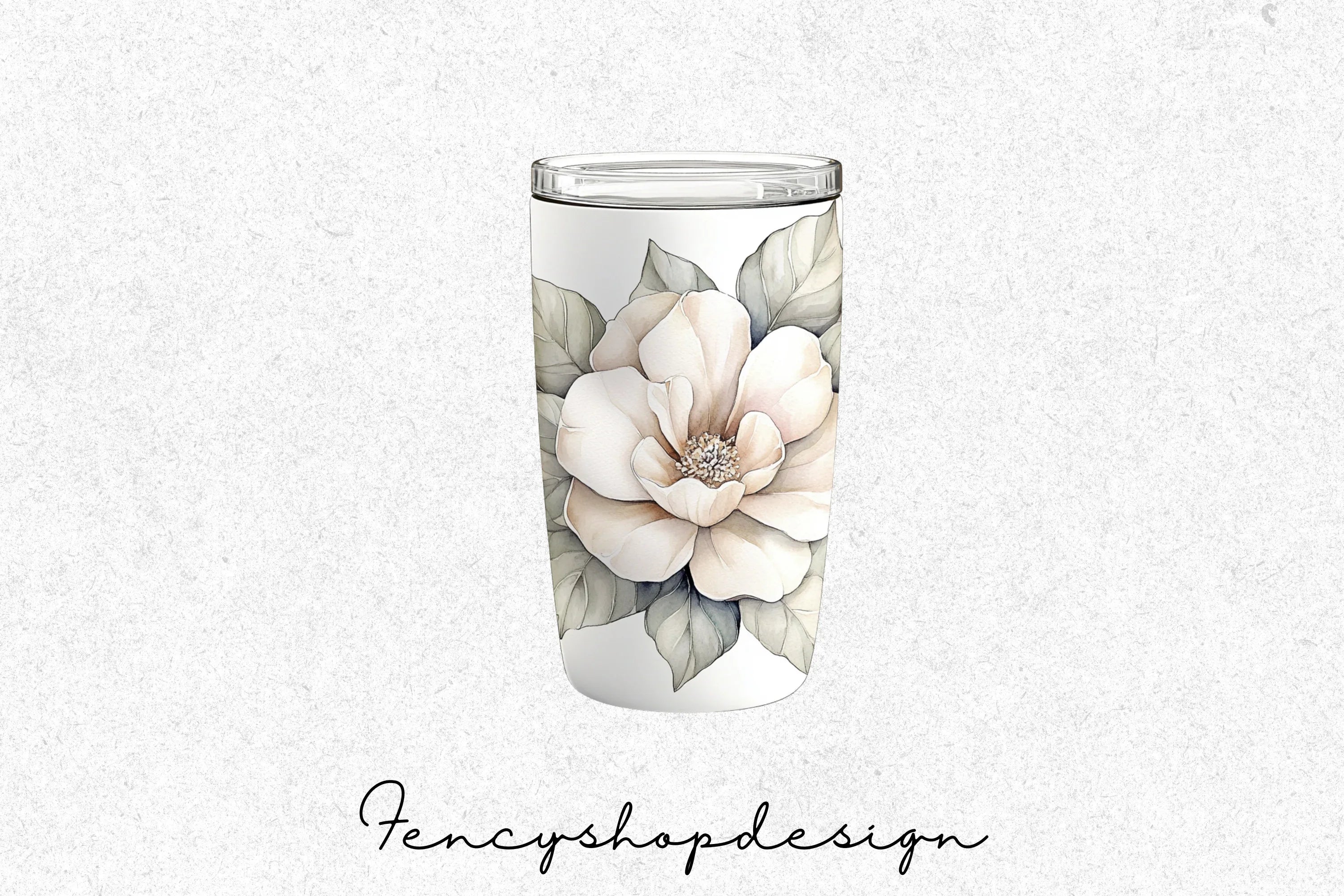 Elegant Floral Tumbler Clipart Bundle