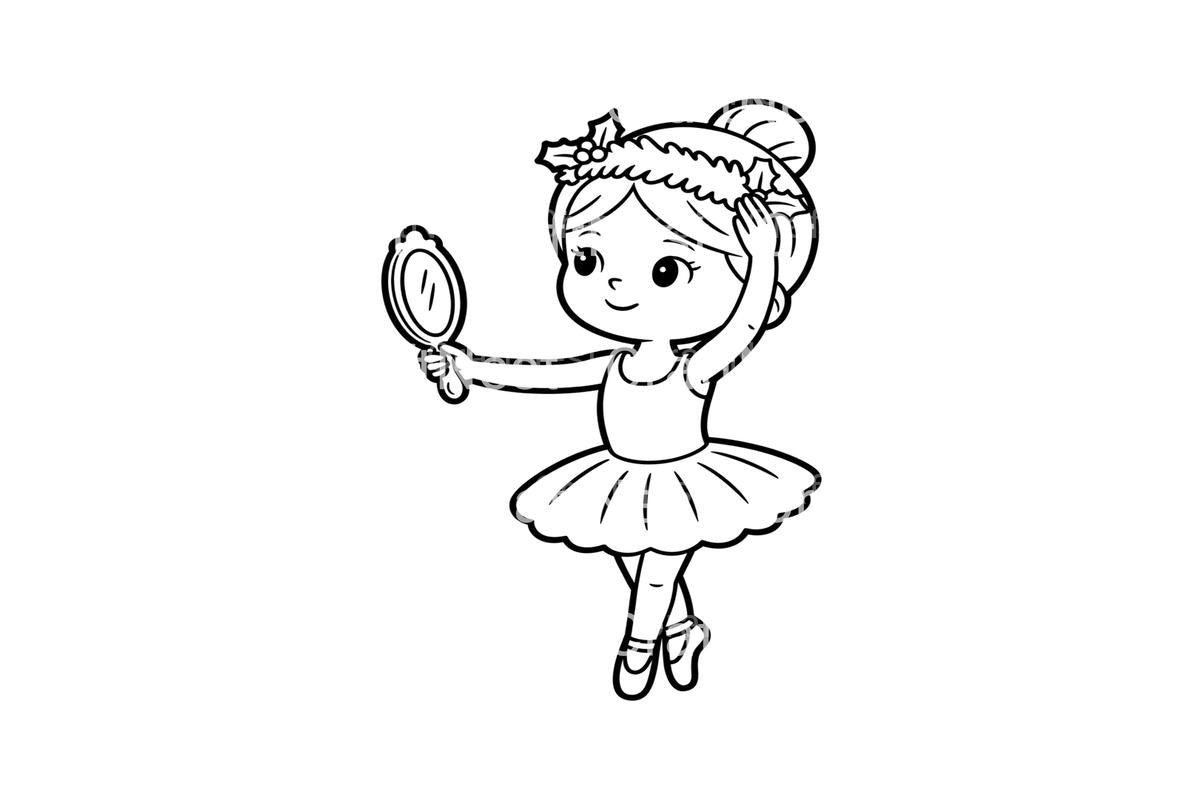 Ballerina Girl Coloring Books Coloring Books
