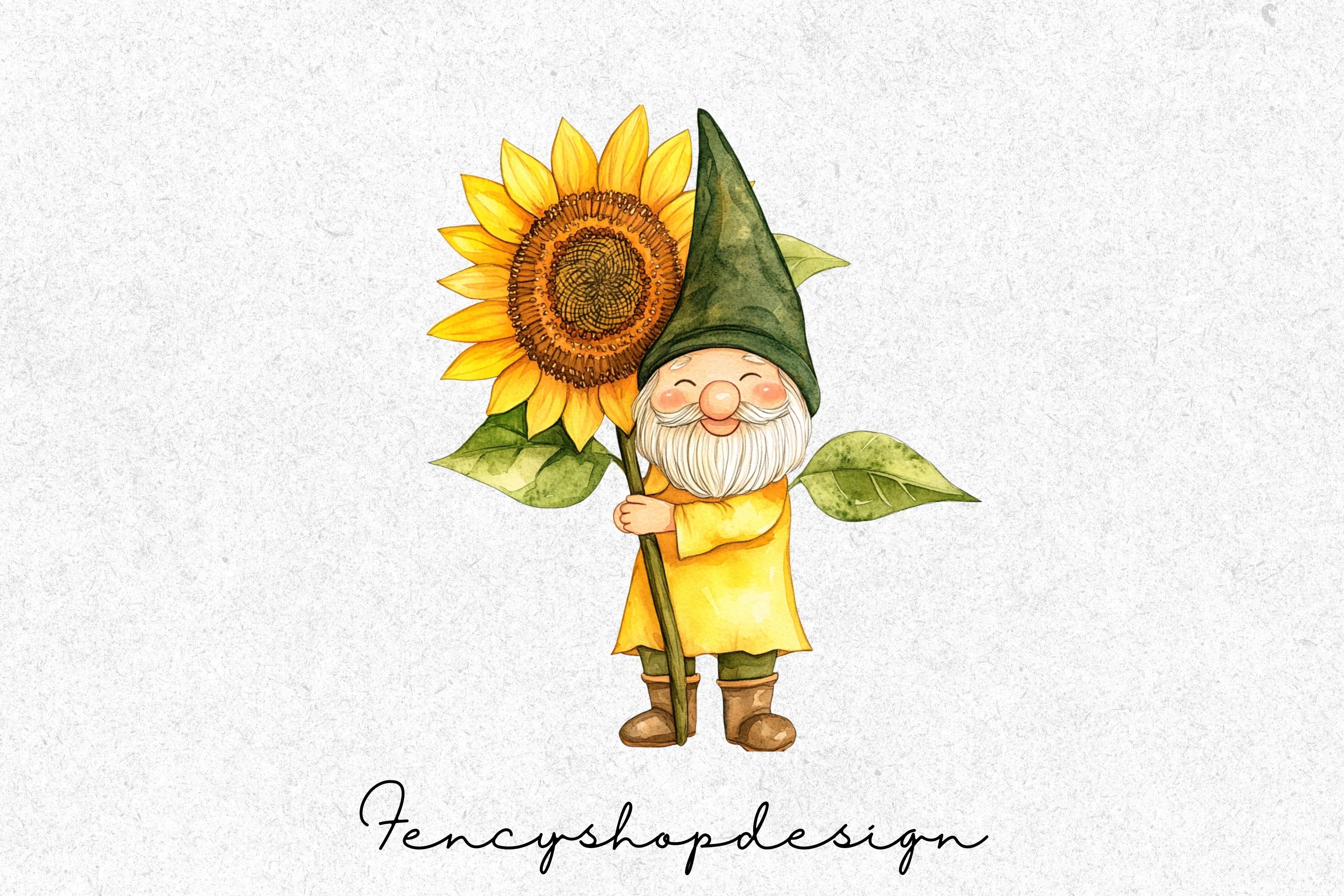 Cute Gnomes Clipart Bundle