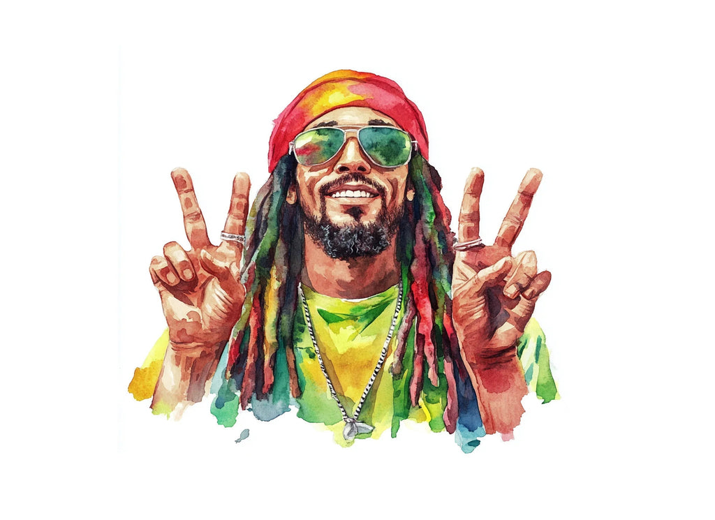 Reggae Man Clipart Bundle