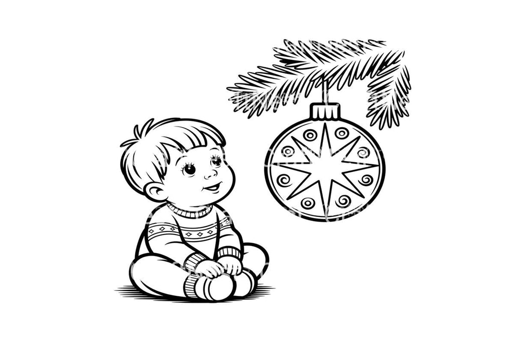 Christmas BabiesFun Coloring Books