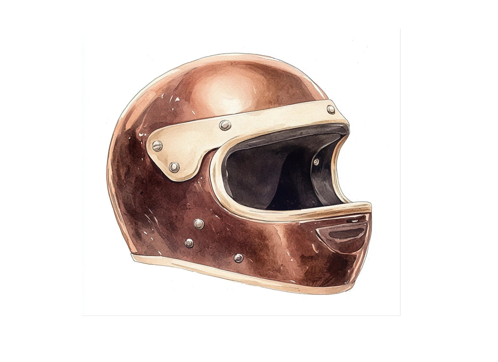 Motorcycle Helmets Clipart Bundle