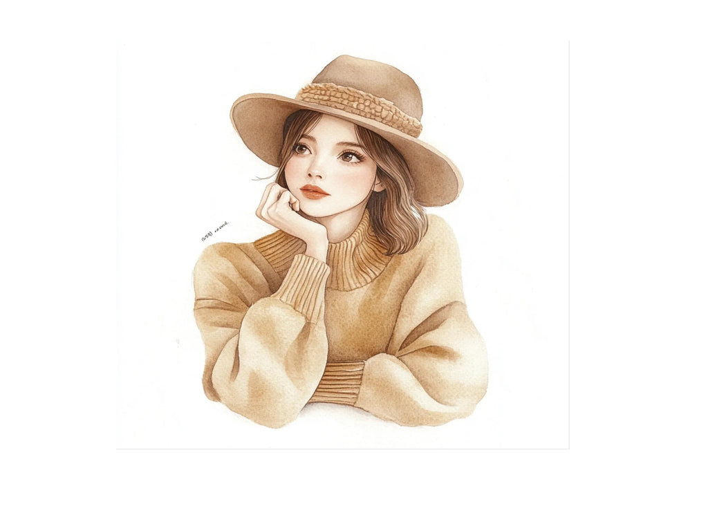 Stylish Autumn Fashion Girls Clipart Bundle