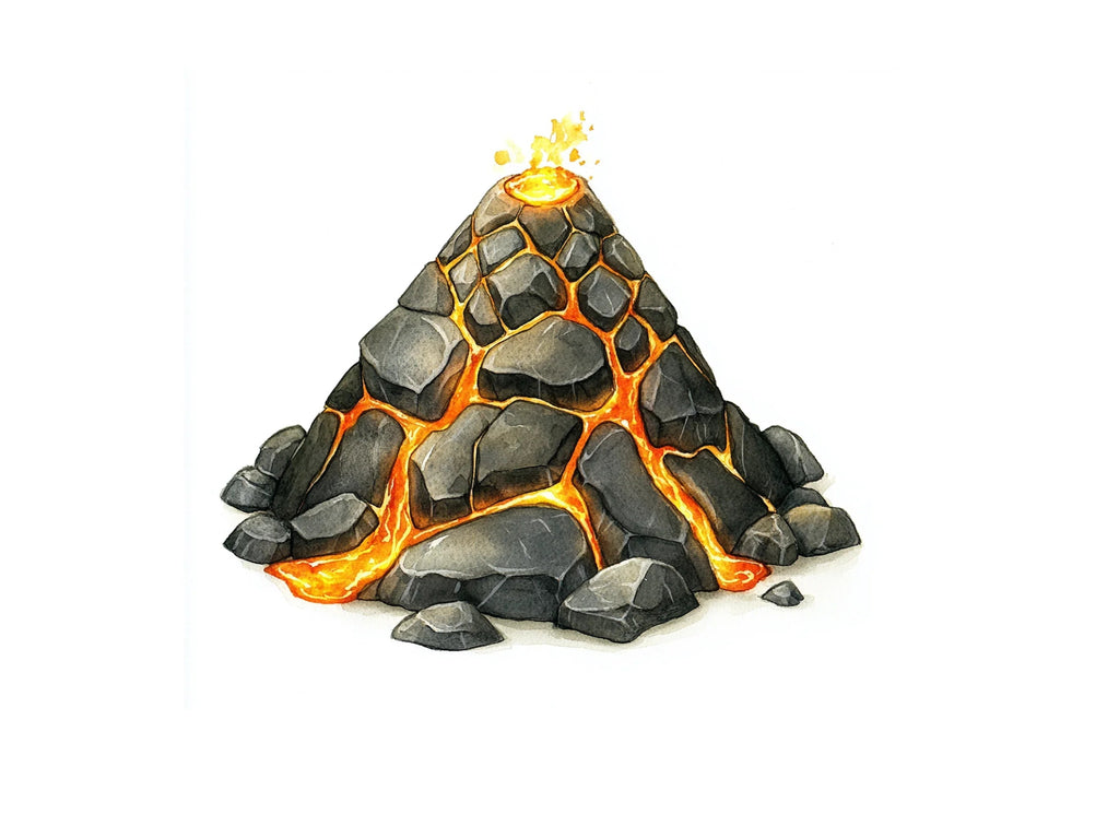 Volcano Eruption Clipart Bundle