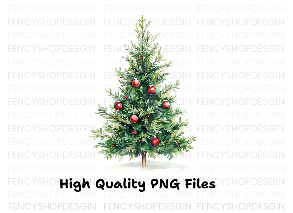 Christmas Tree Clipart Bundle