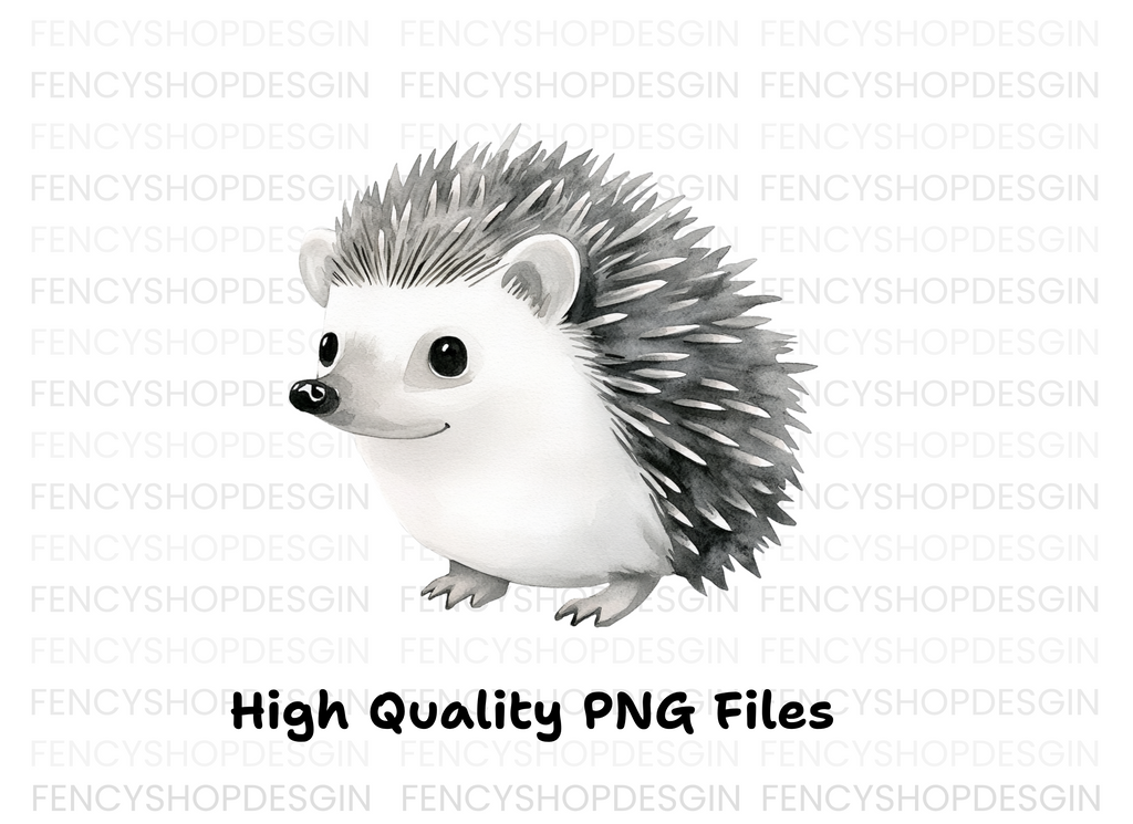 Cute Hedgehog Clipart Bundle