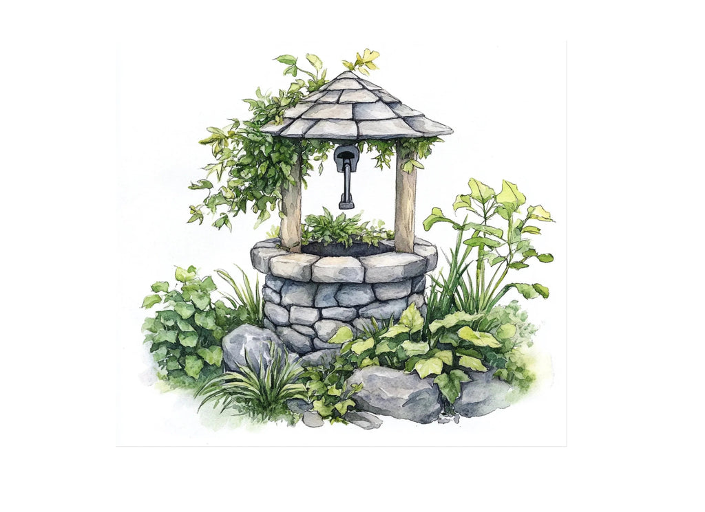 Wishing Wells Clipart Bundle