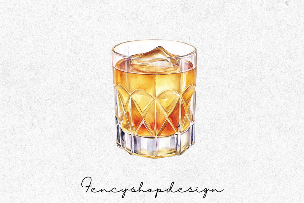 Whiskey Bourbon Clipart Bundle
