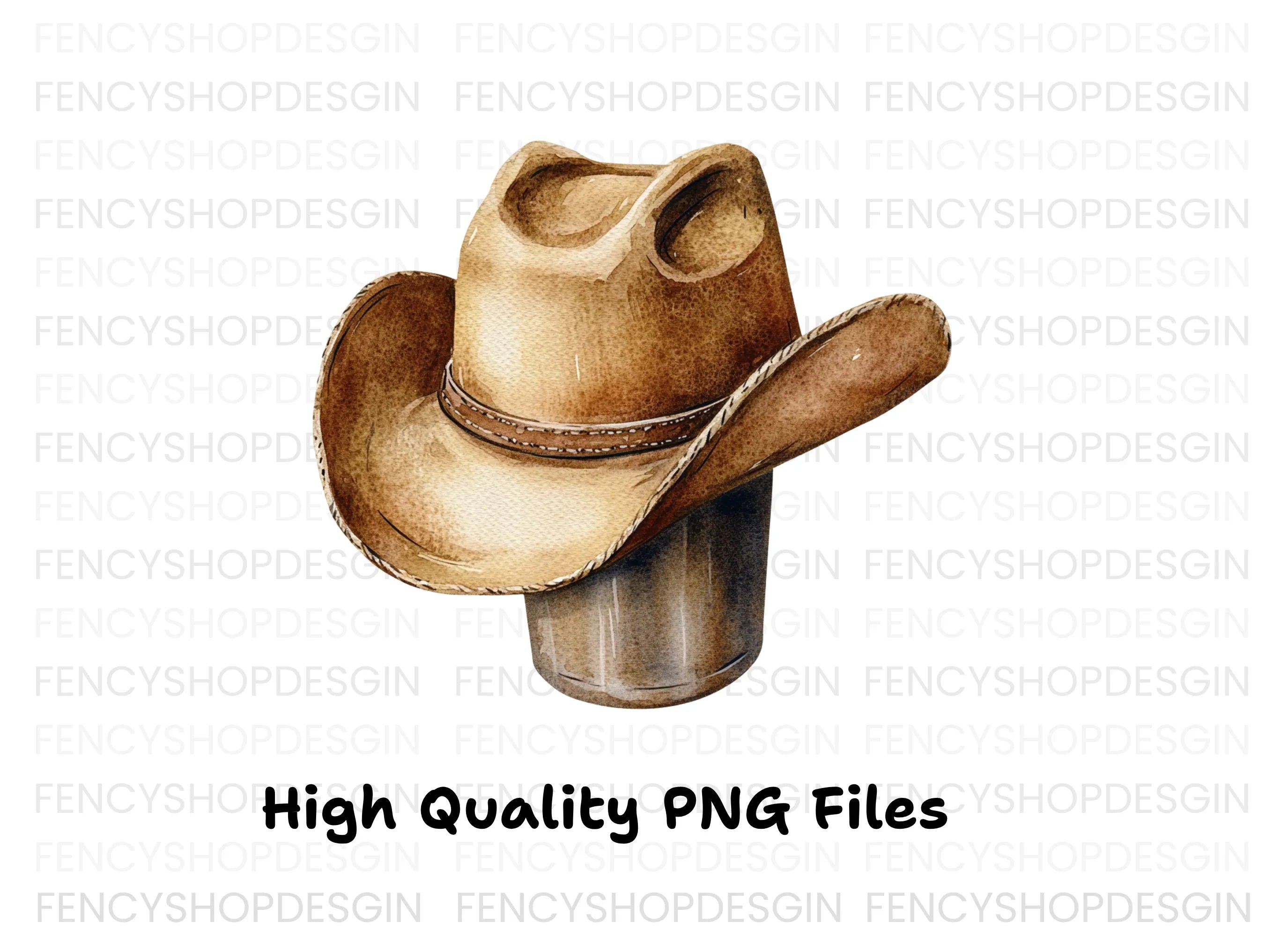 Cowboy Hat Clipart Bundle