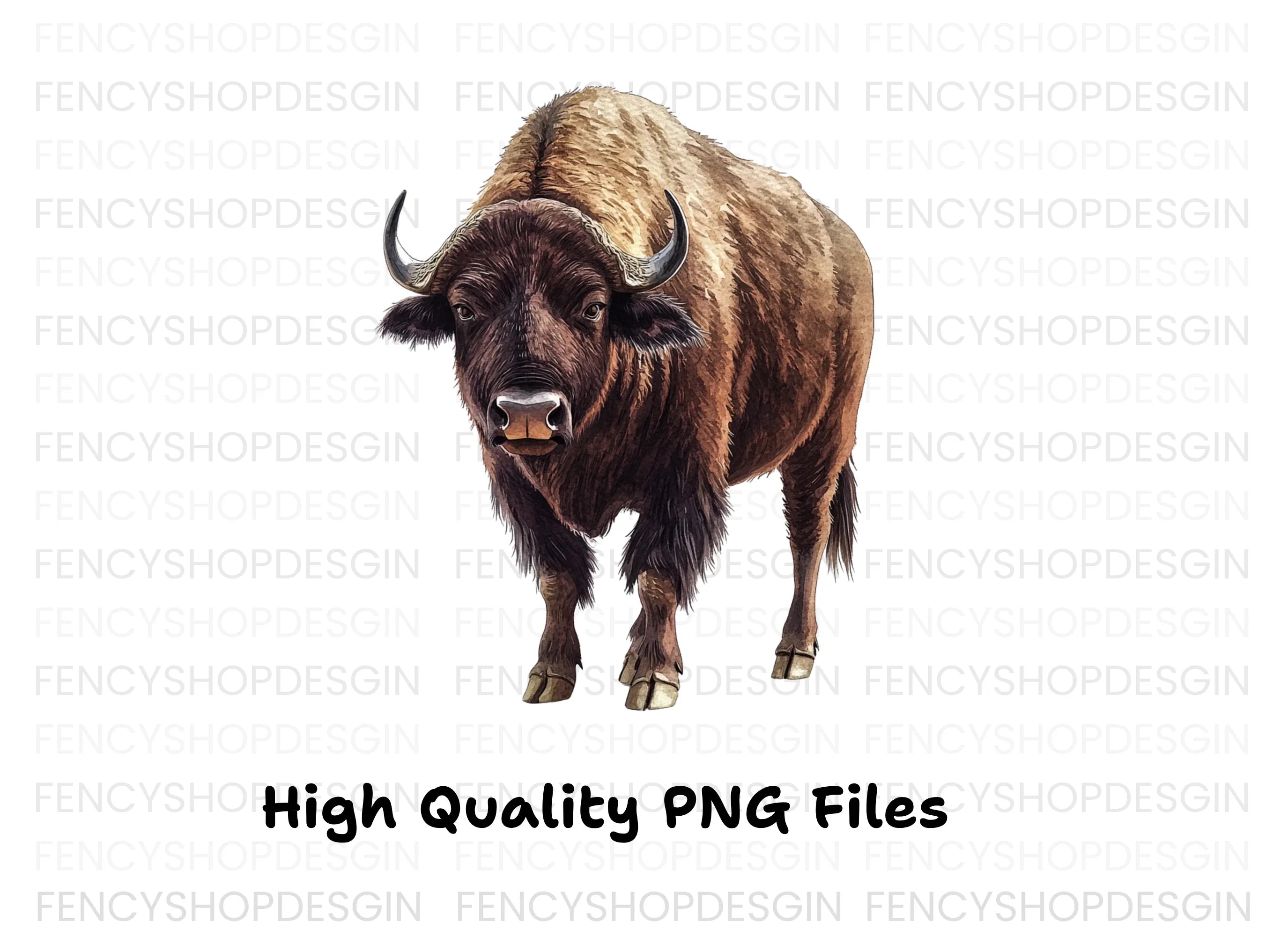 Majestic American Bison Clipart Bundle