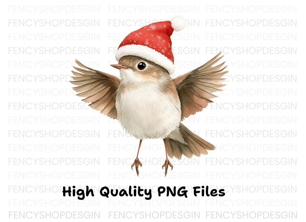 Christmas Birds Clipart Bundle
