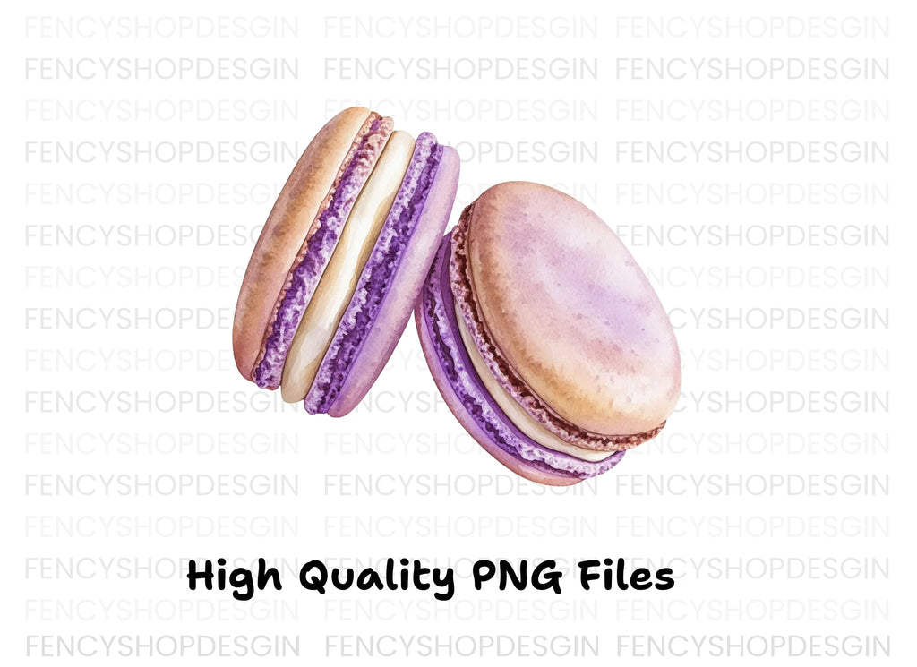 Delicious Macarons Clipart Bundle