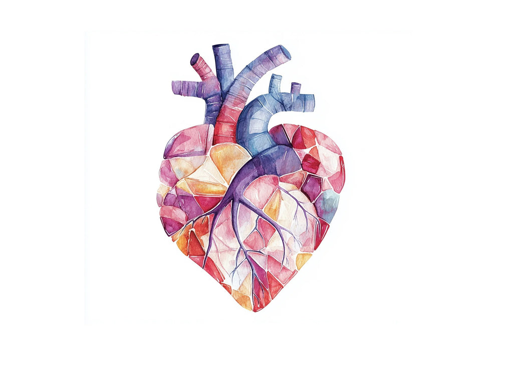 Geometric Heart Clipart Bundle