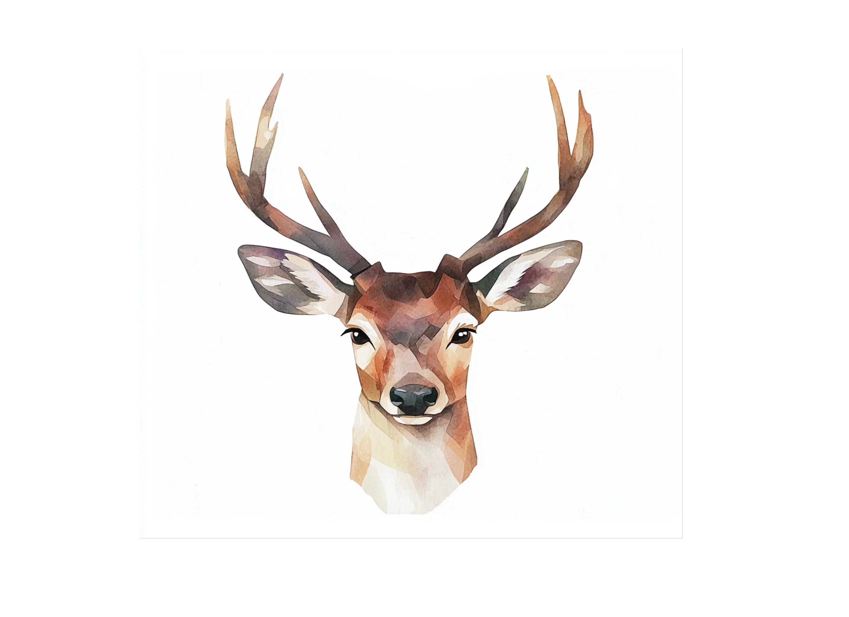 Deer Head Clipart Bundle