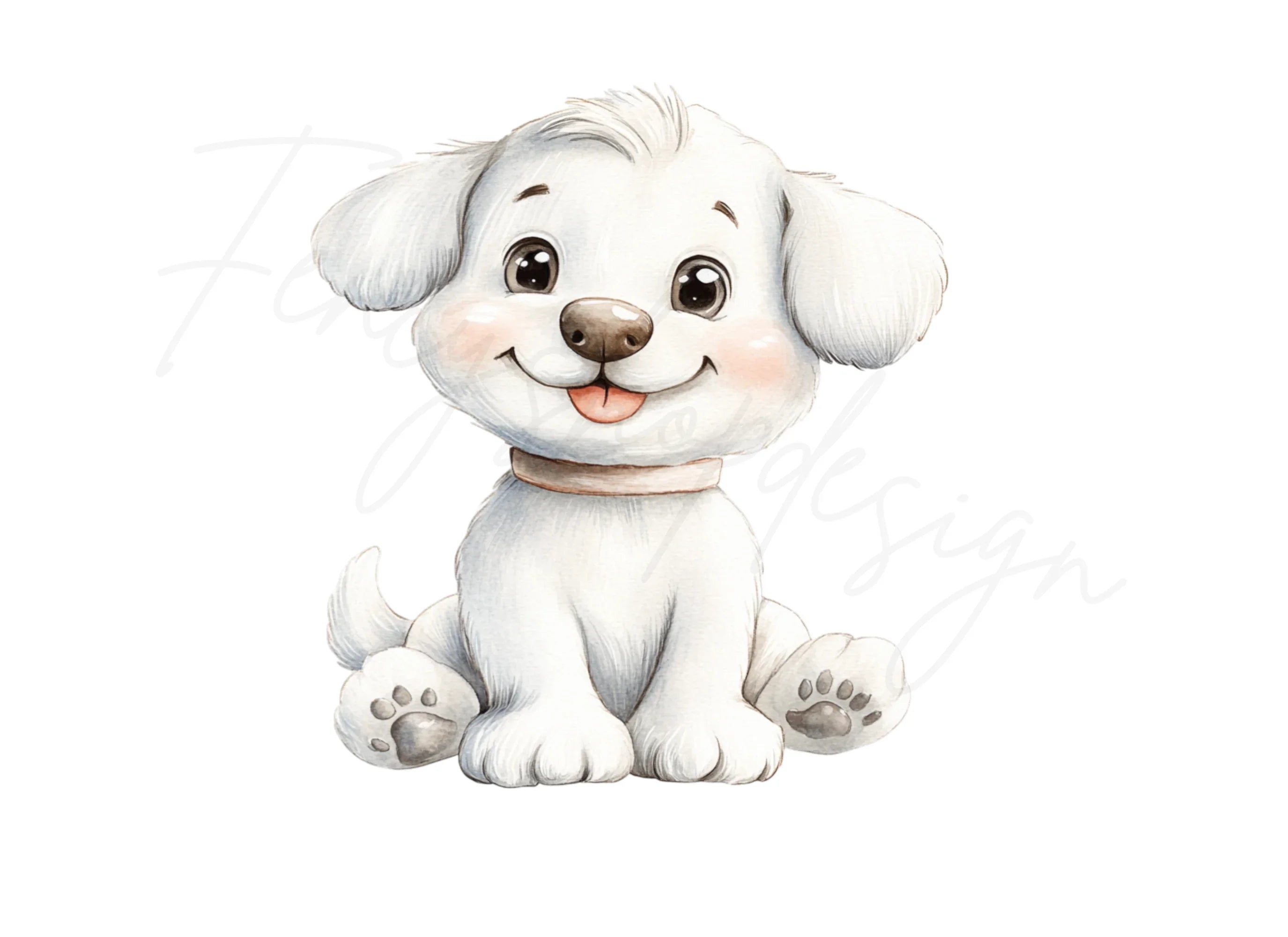 Adorable Puppy Clipart Bundle