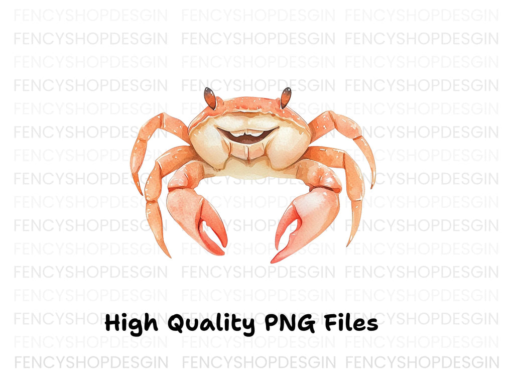 Cute Crab Clipart Bundle